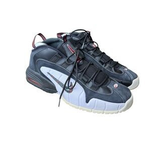 👟 Nike Air Max Penny 2018 Black White‎ Red Men’s Basketball Shoes Sz 13 🔥